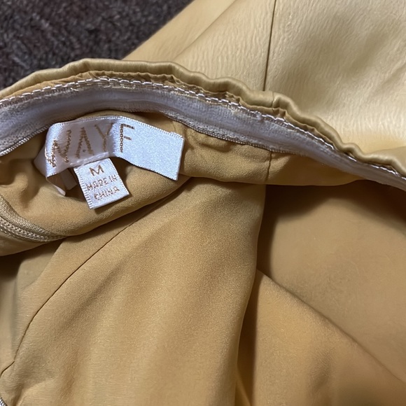 Nordstrom Gold Strapless Minidress - Picture 2 of 6